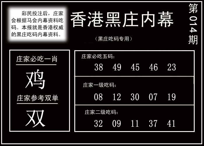 014期香港黑庄内幕[图]