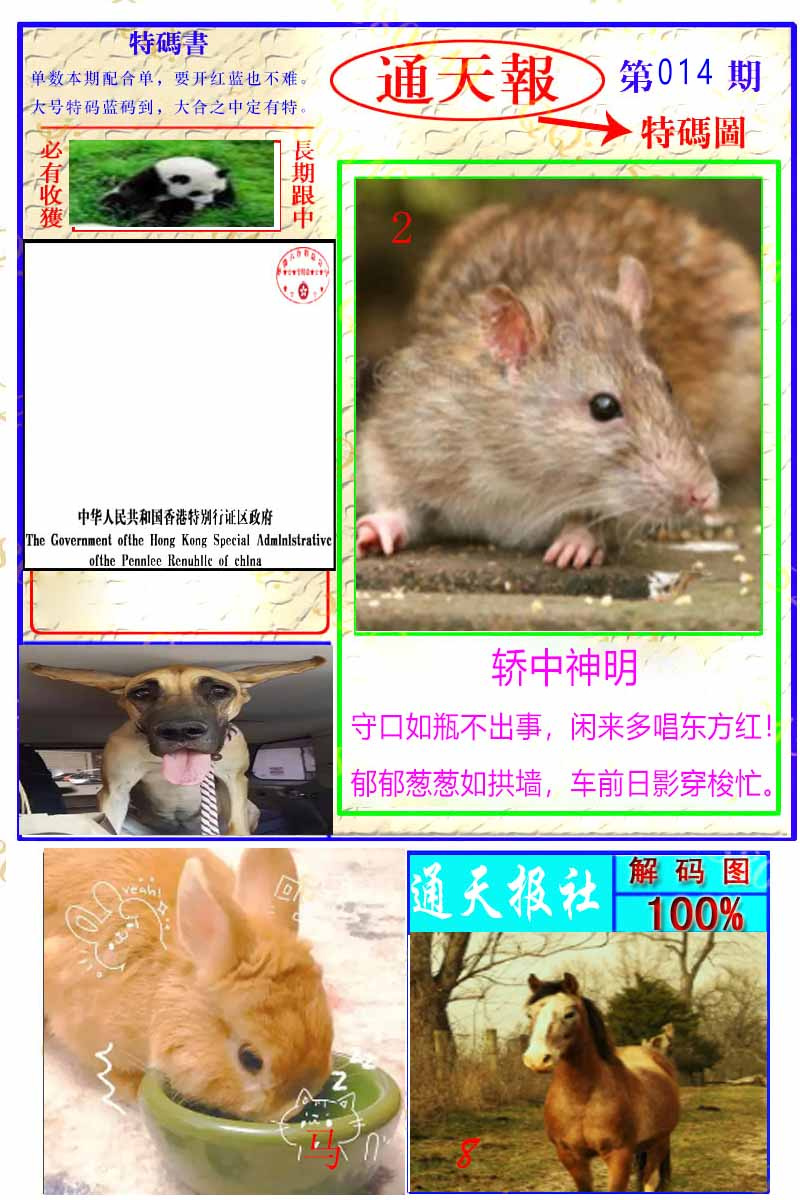 014期通天特解图[图]