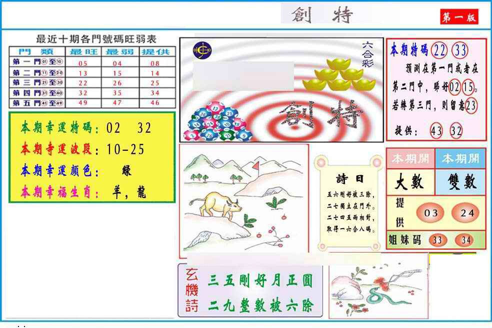 014期马经创特A(新图推荐)[图]