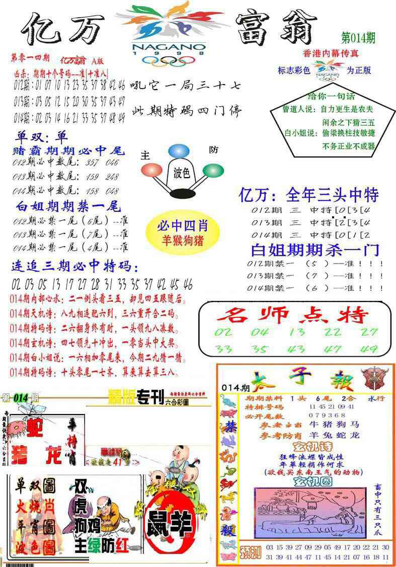 014期亿万富翁A[图]