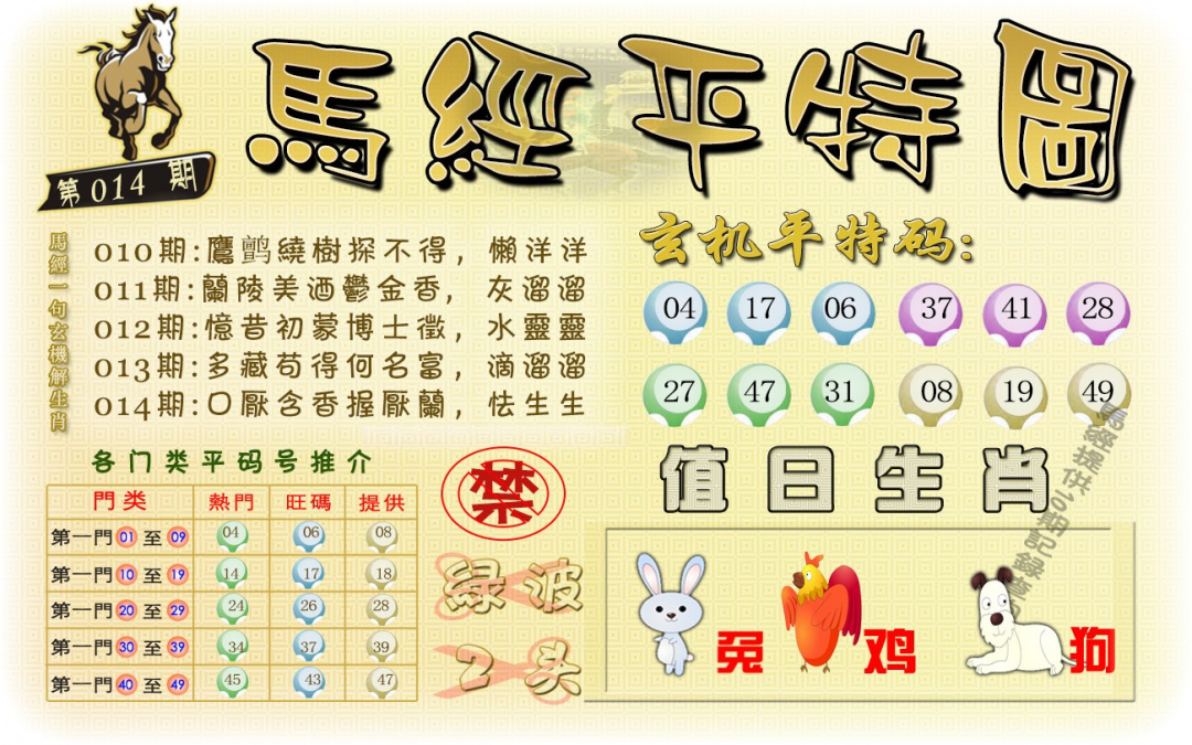 014期马经平特图（荐）[图]